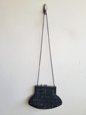 Patricia Nash Boucle Kisslock Satchel Bag